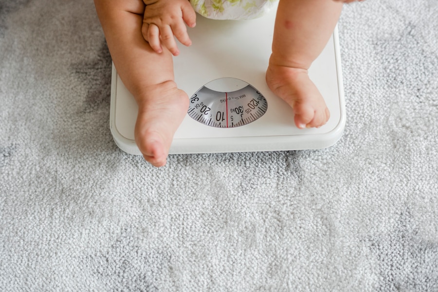 حساب وزن الطفل بالنسبة لعمره